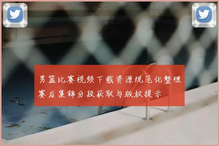 男篮比赛视频下载资源规范化整理赛后集锦分段获取与版权提示